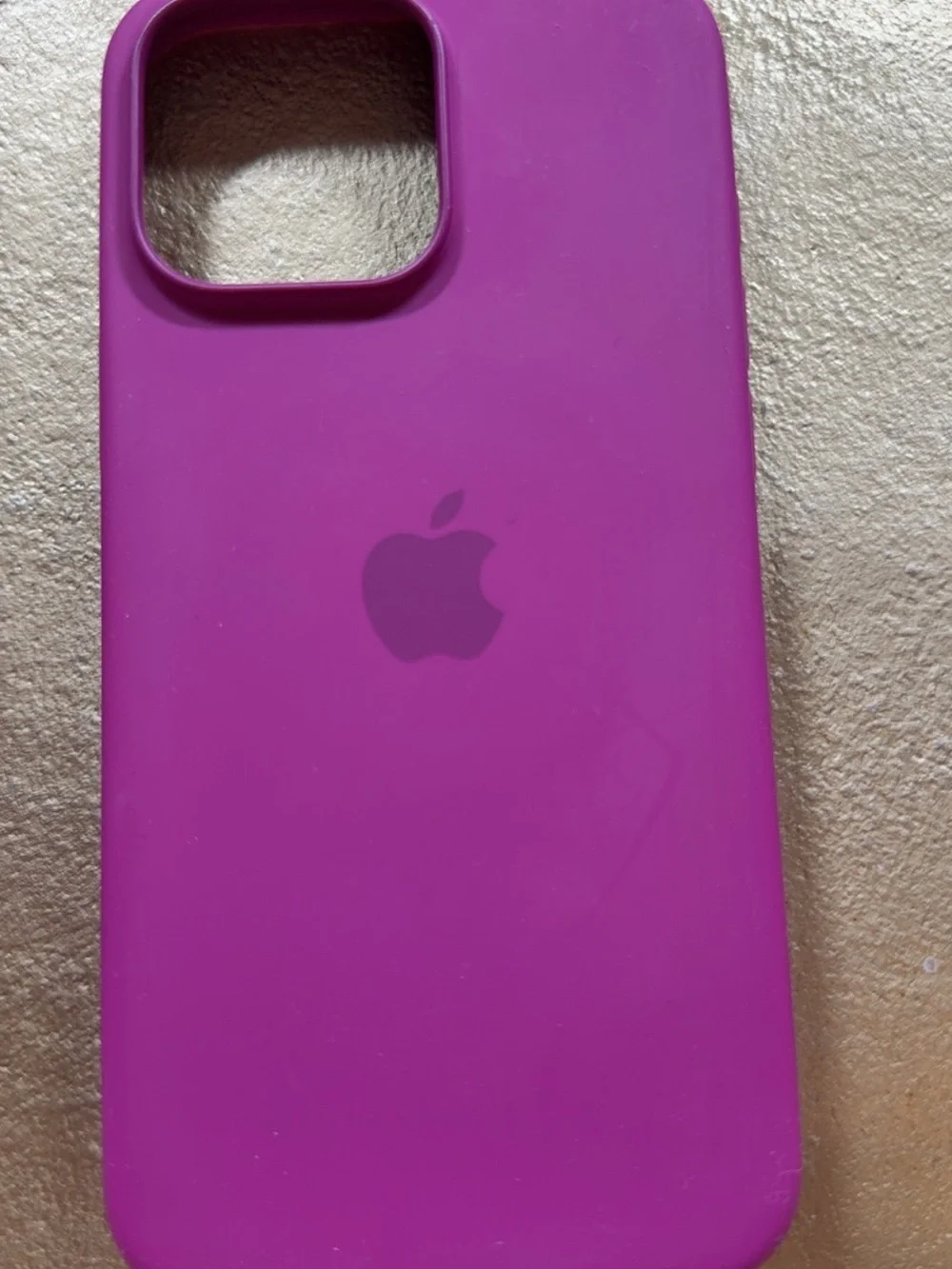 Apple Pink Silicone iPhone Case